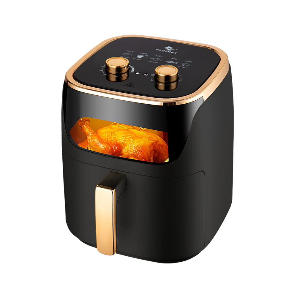 Avtagbar mekanisk visuell luft fryer